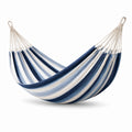 Amaca in Cotone a Righe Blu e Bianche 200x150 cm